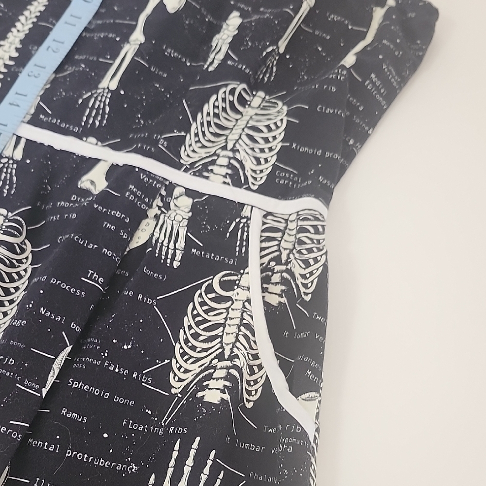 Modcloth Rad To The Bone Retro A-line Dress - Picture 4 of 10